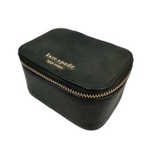 Kate Spade New York Black Travel Jewelry Box Dainty Cute Chic Storage