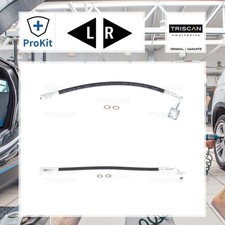2x Triscan Bremsschlauch Links, Rechts für Jeep GRAND CHEROKEE III GRAND