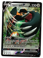 Pokemon TCG Copperajah V 136/192 Rebel Clash Holo VLP