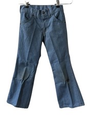 Vintage Sears Roebuck Co Tough Knees Kids Jeans Size 9 Regular Perma Prest USA