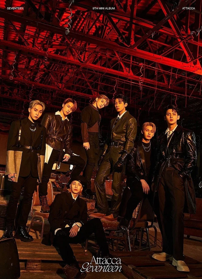 SEVENTEEN [ATTACCA] 9th Mini Album KIT Ver/ir-Kit+Chain+28 Card+GIFT SEALED - Image 4 of 4