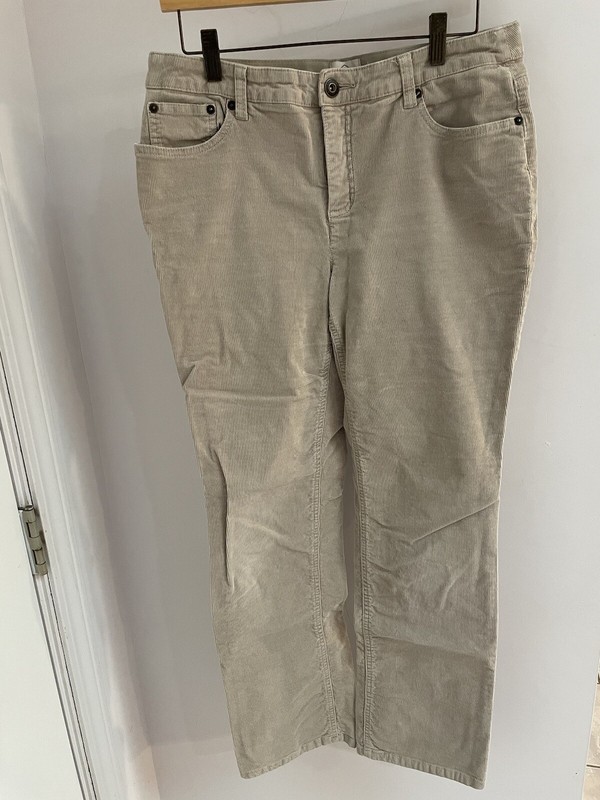 womens st johns bay pants Size 12 Beige Boot Cut