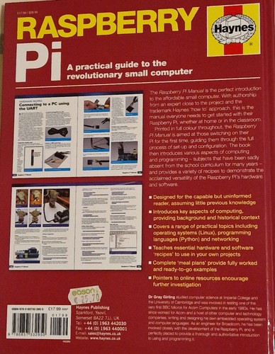 Raspberry Pi Owners' Workshop Manual A4 version rigide - 169 pages, 2013 éd. - Photo 5/6