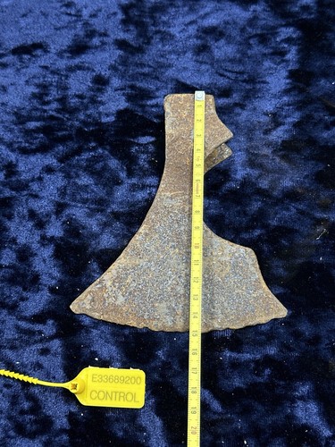 Antike Streit Eisen Axt mit Ornament Kiewer Rus Wikingerzeit Waffe - selten - Bild 13 von 13
