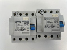 2pcs Schupa fi circuit breaker fuse 415/220V 25/0.03A 4 pole /166