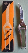 York Carving Shears Vintage Poultry Scissors Easy Cut Czech
