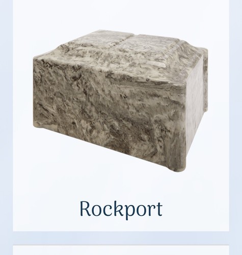 Companion Cultured Marble Cremation Urn Lettered w/ Photo More Colors Available - Picture 10 of 16