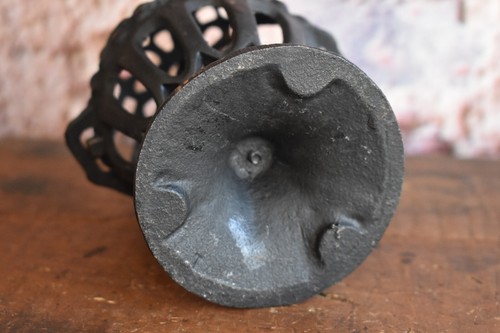 Soporte de cuerda de hilo de hierro fundido antiguo tienda general de colección - Imagen 7 de 7