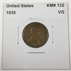 1935 Lincoln Wheat Cent Penny - Very Good (VG) KM#132 - 7678