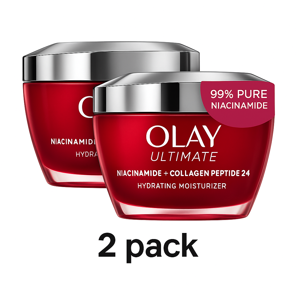 Olay Ultimate 3-in-1 Hydrating Moisturizer 1.7 oz Twin Pack