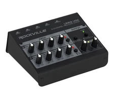 Rockville LINE8 USB 8 Channel Mic/Line Mixer w/ USB Computer Recording Interface