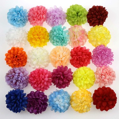 5cm Muticolor Daisy Artificial Silk Mums Flower Head Bouquet Wedding Party Decor