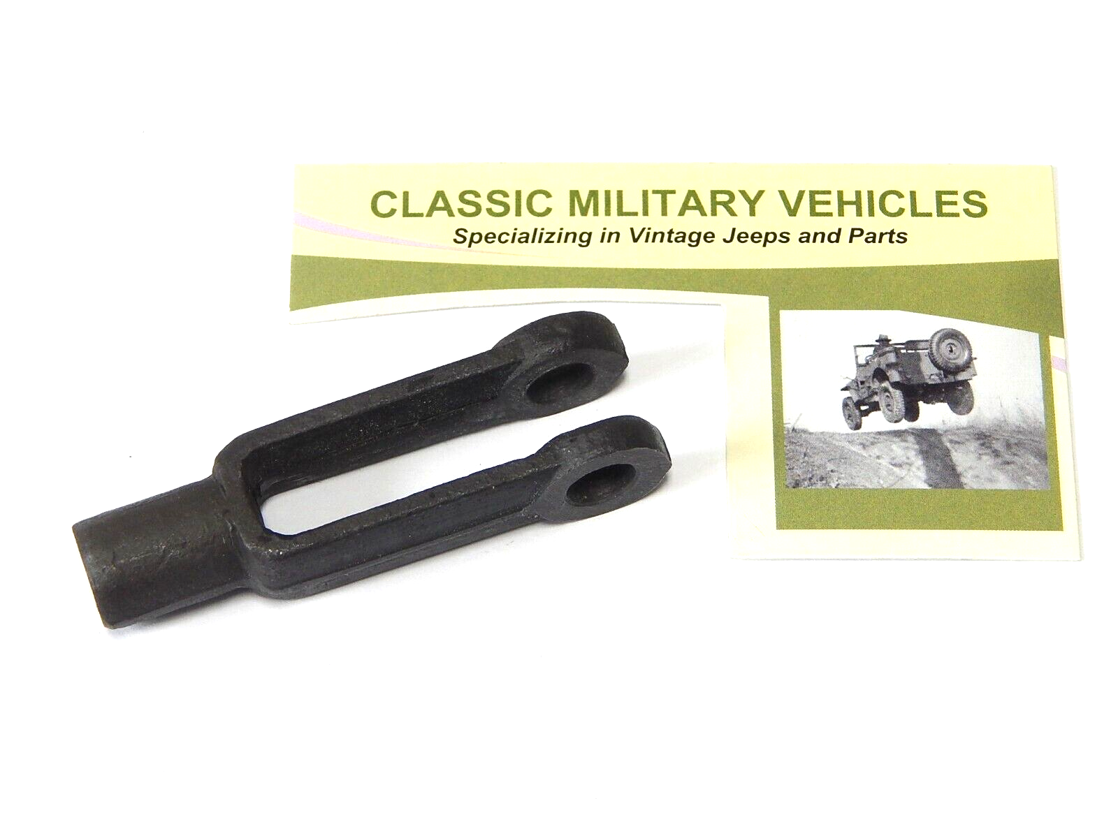 Willys CJ2A Emergency Parking Brake Cable Clevis Yoke. MB M38A1 Hand