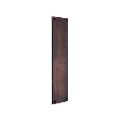 Viktorianischer Innentürschutz Fingerdrücker 275 mm x 60 mm - gealterte Bronze