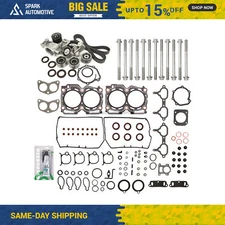 Head Gasket Set Timing Belt Kit Water Pump Fit 98-99 Subaru 2.5 DOHC EJ25