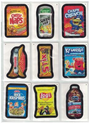 うっちゃんブラッディーセール４種類°˖✧ 2015 TOPPS WACKY PACKAGES SERIES 1 COMPLETE SET OF 110 BLACK