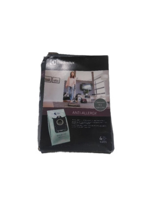 Electrolux EL202G S-Bag Anti-Allergy Synthetic Vacuum Bags, 4 Pack, Blue