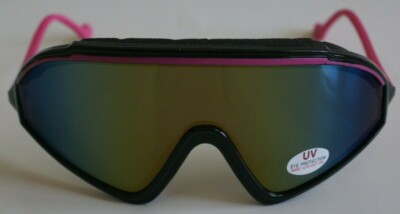 Vintage ski sunglasses w/iridium lens tint & foam on upper frame
