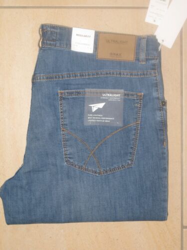 BRAX Jeans Stretch Jeans Cooper Summer Ultra Light Jeans Blue Summer Jeans NEW ETL - Picture 1 of 1