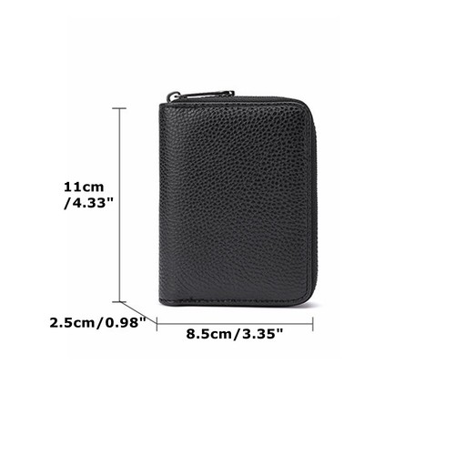 22 Card RFID Blocking Mini Leather Business Case Purse Credit Wallet Card Holder - Picture 2 of 12