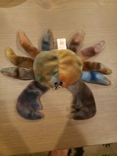 TY Beanie Baby CLAUDE El Cangrejo, Extremadamente Raro, Falta Etiqueta Columpio.