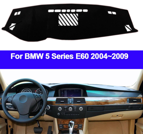 Tapis De Tableau De Bord Pour BMW Série 5 E60 (2004-2009) - Protection Anti-reflets Et Anti-UV