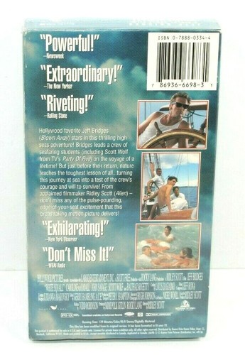 White Squall (VHS, 1996) Brand New Sealed - Jeff Bridges - Imagen 2 de 3