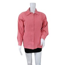 Mark Fore&strike Long Sleeve Cotton Blend Corduroy Jacket Pink Women's Medium
