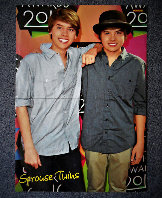 Poster Dylan & Cole Sprouse # Sprouse Twins im A3 Format