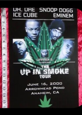 UP IN SMOKE CONCERT TOUR POSTER 11X17 ARROWHEAD POND ANAHEIM 6/16