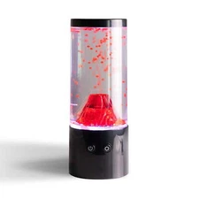 New 9-Inch RGB Volcano LED Mood Night Light - USB Powered, Motion Simulation