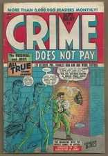 *CRIME DOES NOT PAY #67*(LEV GLEASON PUB 1948)*GOLDEN AGE*PRE-CODE ORGANIZED*VG*
