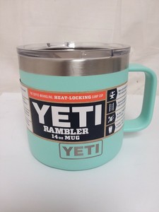 yeti rambler 14 oz mug seafoam