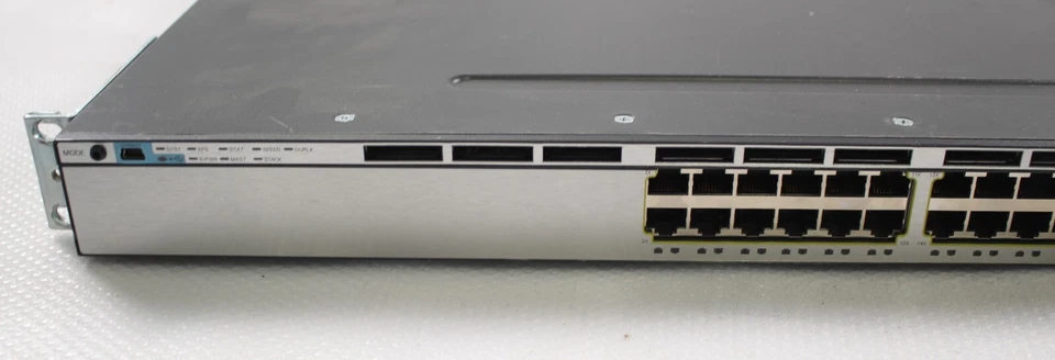 Cisco Catalyst 3750X Series WS-C3750X-24T-S V01 Switch C3KX-NM-10G Module 1*PSU - Image 3 of 4