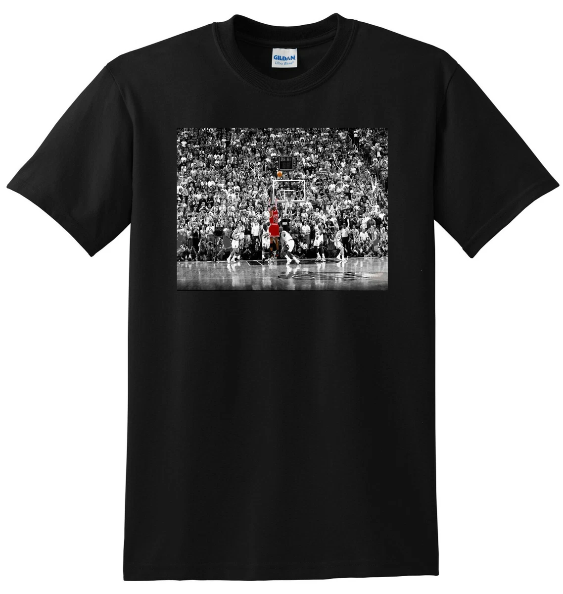 MICHAEL JORDAN T SHIRT the shot utah jazz chicago bulls SMALL