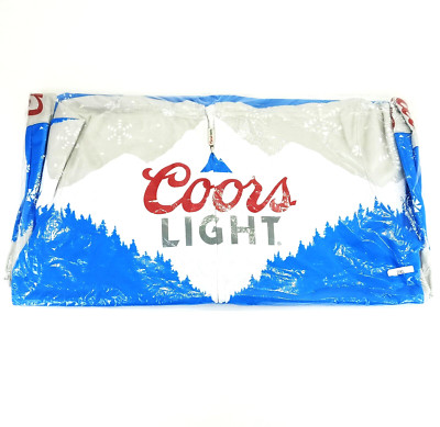 Coors Light Hoodie One Piece Jumpsuit 2XL Made To Chill Beer Holder Pockets *NEW