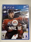 NHL 18 PlayStation 4 2017 PS4 Connor McDavid #97 Oilers Cover Hockey Game Sealed
