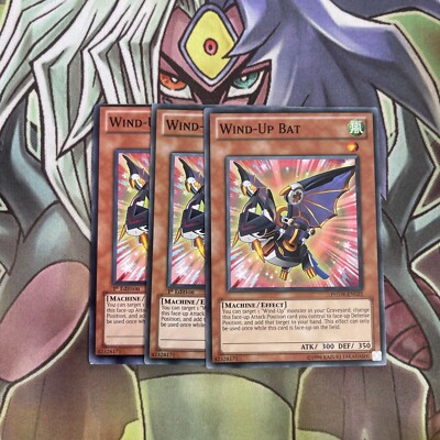 PHSW-DE025 x3 Aufziehfledermaus Common Top Zustand Yugioh