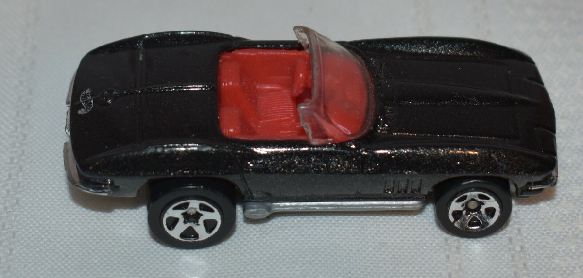 1999 Hot Wheels Black '65 Corvette, Made in Malaysia | eBay