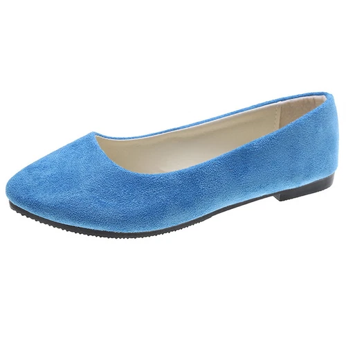 Ladies Dress Flats Slip On Pumps Dance Women Low Heel Cozy Shoes Casual Fashion - Bild 20 von 53
