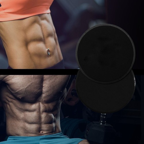 2X Exercise Sliding Gliding Discs Fitness Core Sliders Sport Full Body Workout - Picture 5 of 8