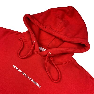 Inside We're All The Same Men's Pullover Hoodie Sweatshirt Red   Small
