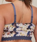 Torrid Floral Shirred Bralette, 2X, New With Tags — photo 10