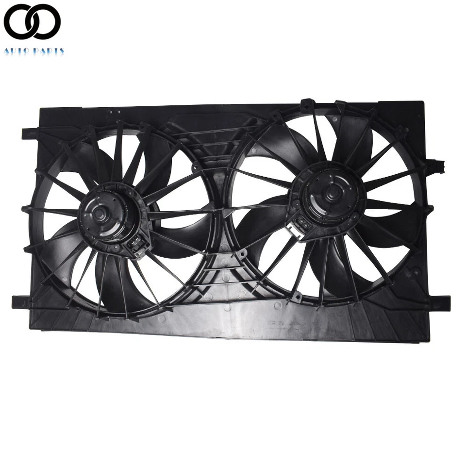 Conjunto duplo de radiador e ventilador condensador para 2007-2016 2017 Jeep Patriot Compass - Imagem 3 de 4