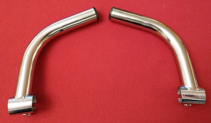 Shogun Titanium-Barends, lungo, incl. viti di bloccaggio in titanio, NUOVO, NOS, retrò, CULT - Immagine 2 di 4