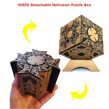 Detachable Hellraiser Puzzle Box Functional, Deformation Lock Puzzle Box w/Base