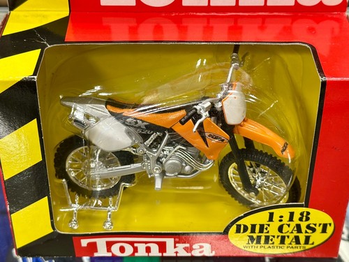1:18 KTM 520 SX Dirt Bike Motorcycle Motocross Tonka 1:18 Vintage Very Rare - Picture 2 of 2