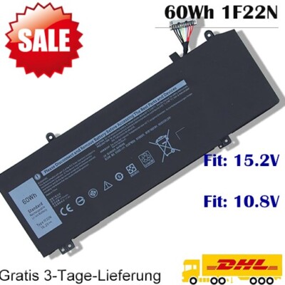 1F22N akku für Dell Alienware M15 M17 R1 G7 7590 7790 G5 5590 D2842W