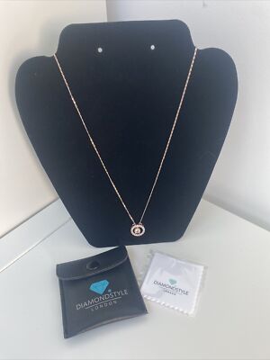 Roségold Anhänger Halskette UVP £99 DiamondStyle London Damen