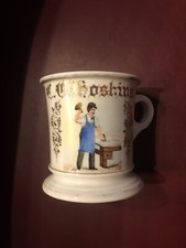 Occupational Shaving Mug Stone Marble Cutter Mason Antique